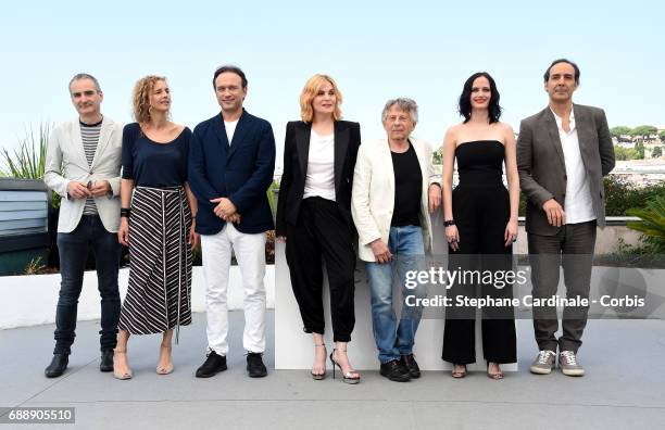 Screenwriter Olivier Assayas, writer Delphine de Vigan, actor Vincent Perez, actress Emmanuelle Seigner, director Roman Polanski, actress Eva Green...