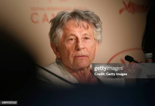 Director Roman Polanski attends the "Based On A True Story" press conference during the 70th annual Cannes Film Festival at Palais des Festivals on...