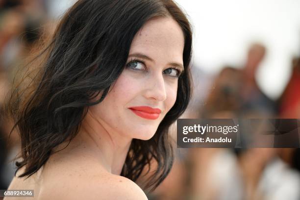 French actress Eva Green poses during a photocall for the film D' apres une histoire vraie out of competition at the 70th annual Cannes Film Festival...