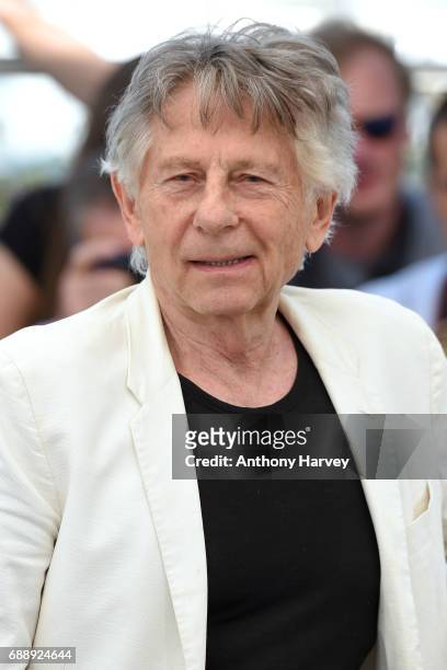 Roman Polanski attends the "Based On A True Story" Photocall during the 70th annual Cannes Film Festival at Palais des Festivals on May 27, 2017 in...