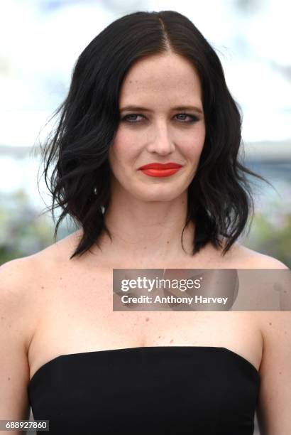 Eva Green attends the "Based On A True Story" Photocall during the 70th annual Cannes Film Festival at Palais des Festivals on May 27, 2017 in...