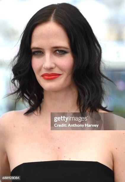 Eva Green attends the "Based On A True Story" Photocall during the 70th annual Cannes Film Festival at Palais des Festivals on May 27, 2017 in...