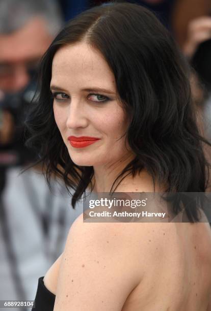 Eva Green attends the "Based On A True Story" Photocall during the 70th annual Cannes Film Festival at Palais des Festivals on May 27, 2017 in...