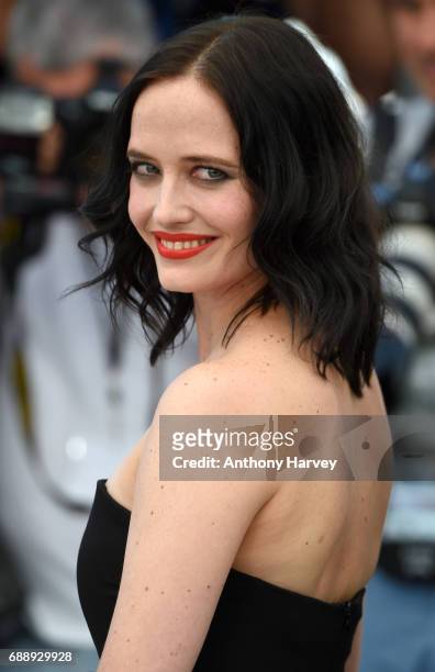 Eva Green attends the "Based On A True Story" Photocall during the 70th annual Cannes Film Festival at Palais des Festivals on May 27, 2017 in...