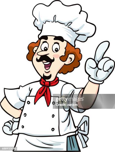 cook - service excellence cartoon stock-grafiken, -clipart, -cartoons und -symbole