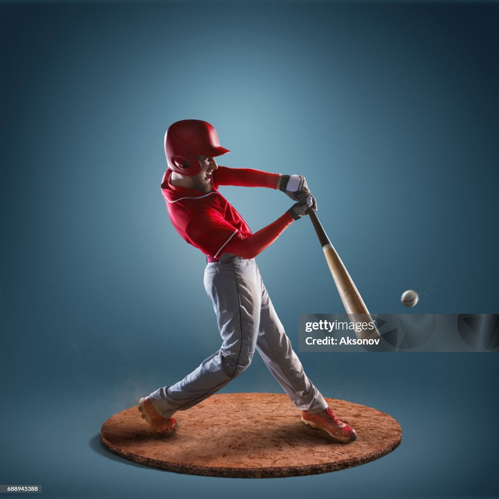 Baseball  player in action
