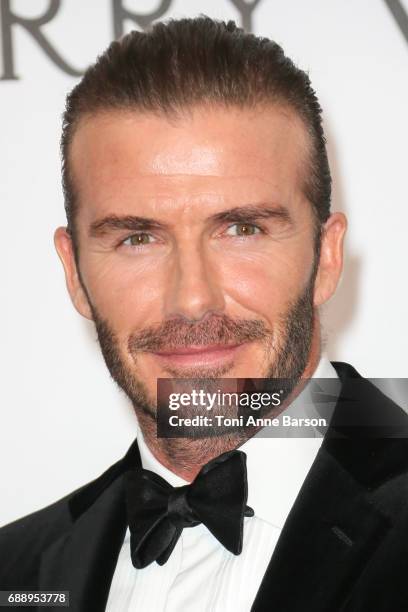 David Beckham arrives at the amfAR Gala Cannes 2017 at Hotel du Cap-Eden-Roc on May 25, 2017 in Cap d'Antibes, France.