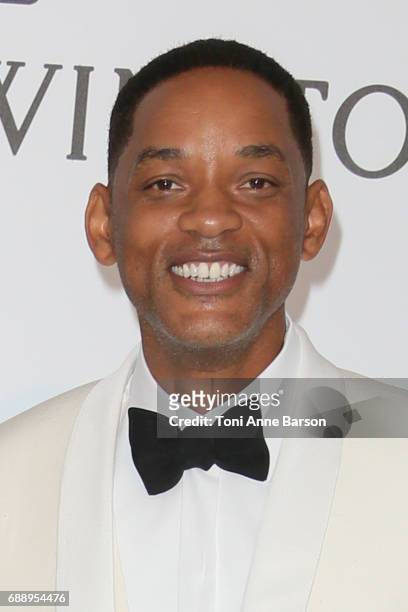 Will Smith arrives at the amfAR Gala Cannes 2017 at Hotel du Cap-Eden-Roc on May 25, 2017 in Cap d'Antibes, France.