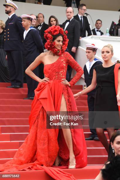 Guest attends 'Amant Double ' Red Carpet Arrivals during the 70th annual Cannes Film Festival at Palais des Festivals on May 26, 2017 in Cannes,...