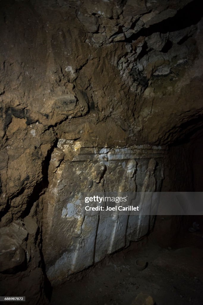 Assyrian antiquities discovered under Nabi Yunus shrine in Mosul, Iraq