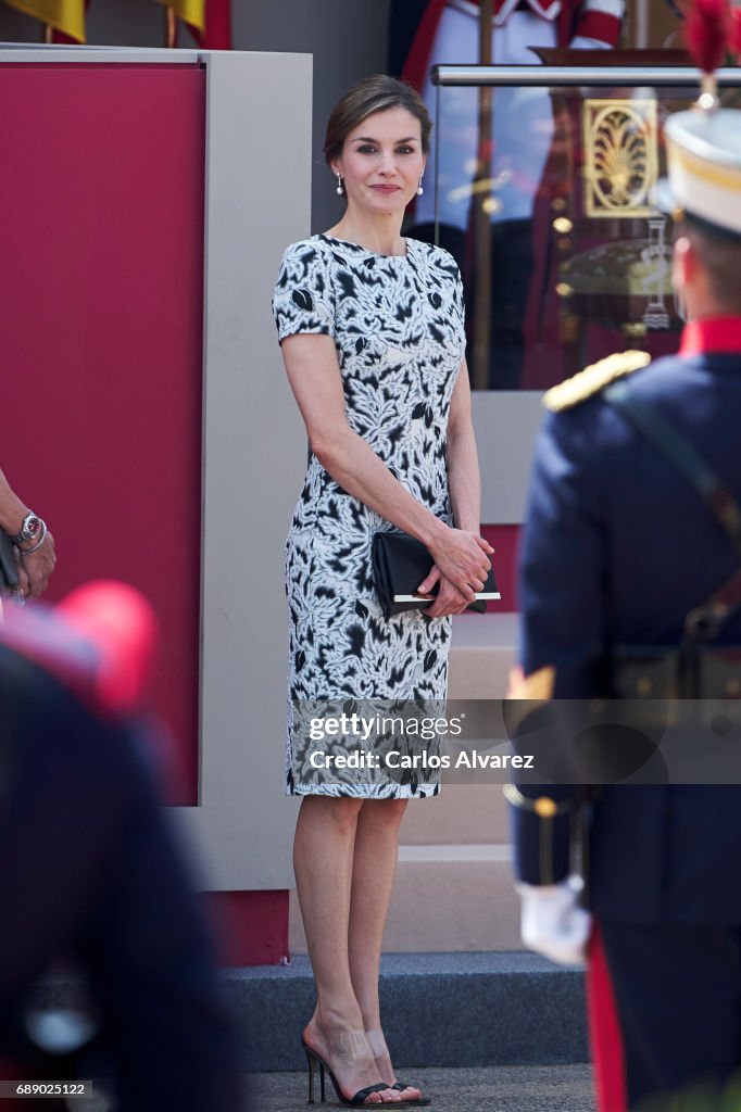 Spanish Royals Attend Armed Forces Day 2017