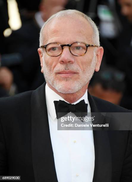 Pascal Greggory attends the "Based On A True Story" screening during the 70th annual Cannes Film Festival at Palais des Festivals on May 27, 2017 in...