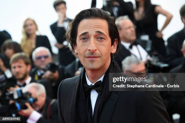Adrien Brody attends the "Based On A True Story" premiere during the 70th annual Cannes Film Festival at Palais des Festivals on May 27, 2017 in...