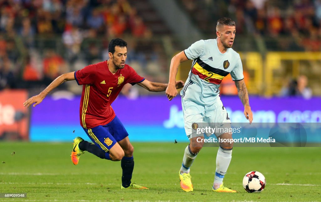 International Friendly Game : Belgium v Spain