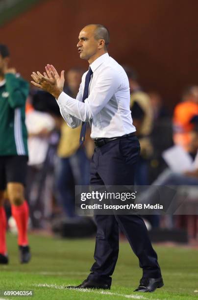 Brussels, Belgium / INTERNATIONAL FRIENDLY GAME : BELGIUM vs SPAIN / "nRoberto MARTINEZ "nBELGIQUE / BELGIE / ESPAGNE / SPANJE / DIABLES ROUGES /...