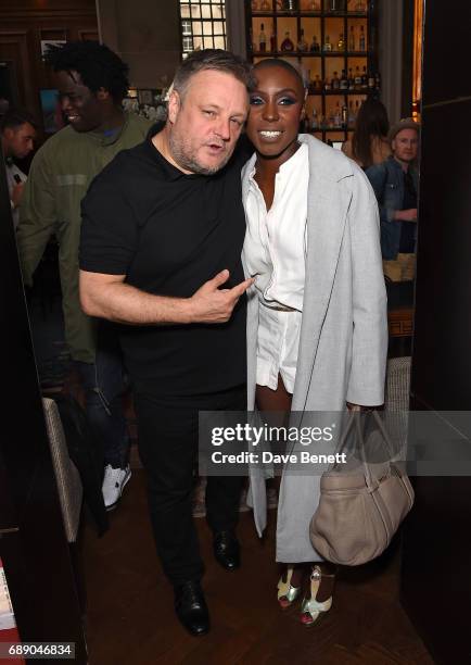 Rankin and Laura Mvula attend the launch of new book "Heidi Klum By Rankin" at Maison Assouline on May 27, 2017 in London, England.