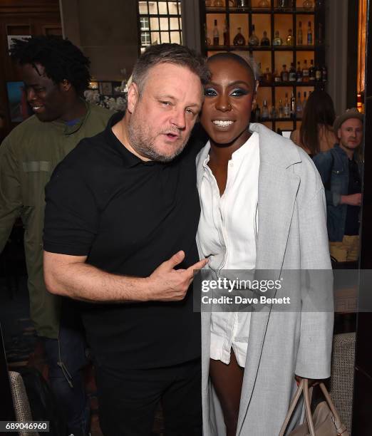 Rankin and Laura Mvula attend the launch of new book "Heidi Klum By Rankin" at Maison Assouline on May 27, 2017 in London, England.