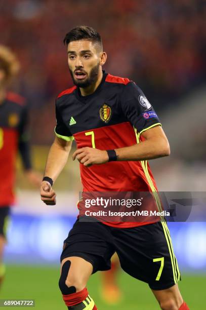 Brussels, Belgium / FIFA WC 2018 QUALIFYING MATCH : BELGIUM vs BOSNIA AND HERZEGOVINA / "nThomas MEUNIER - Vreugde Joie Celebration"nEUROPEAN...