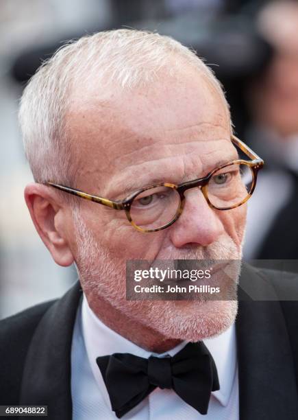 Pascal Greggory attends the "Based On A True Story" screening during the 70th annual Cannes Film Festival at Palais des Festivals on May 27, 2017 in...