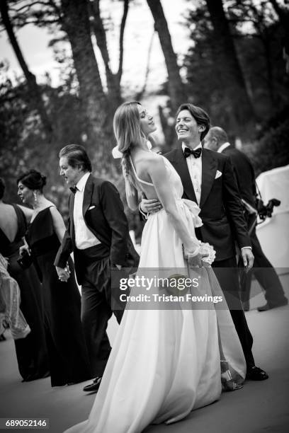 Petra Nemcova arrives at the amfAR Gala Cannes 2017 at Hotel du Cap-Eden-Roc on May 25, 2017 in Cap d'Antibes, France.