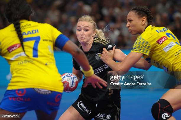 Stine Oftedal of Issy Paris during the Women's handball National Cup Final match between Metz and Issy Paris at AccorHotels Arena on May 27, 2017 in...