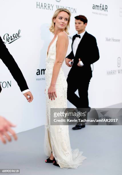 Charlotte Carroll arrives at the amfAR Gala Cannes 2017 at Hotel du Cap-Eden-Roc on May 25, 2017 in Cap d'Antibes, France.