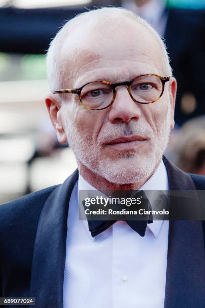 Pascal Greggory attends the "Based On A True Story" screening during the 70th annual Cannes Film Festival at Palais des Festivals on May 27, 2017 in...