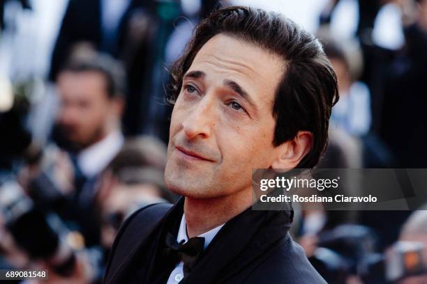 Adrien Brody attends the "Based On A True Story" screening during the 70th annual Cannes Film Festival at Palais des Festivals on May 27, 2017 in...