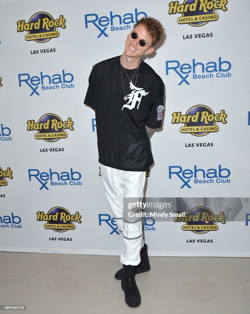 Machine Gun Kelly At Hard Rock's Rehab Beach Club