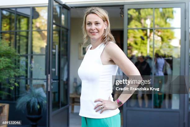 Anja Reschke during Til Schweiger's opening of his 'Barefoot Hotel' on May 28, 2017 in Timmendorfer Strand, Germany.