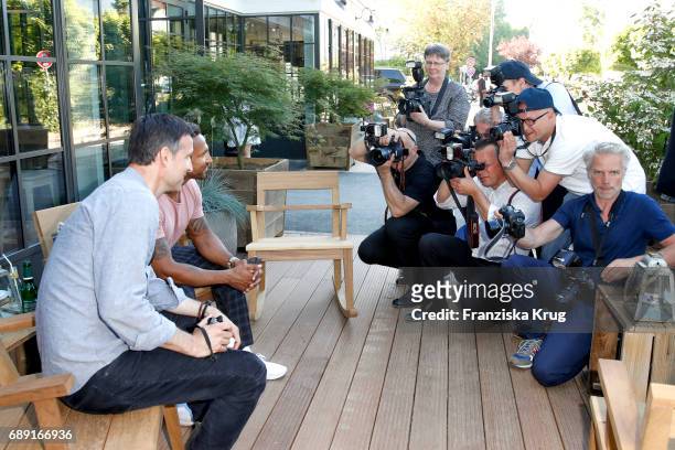 German presenter Andreas Tuerk during Til Schweiger's opening of his 'Barefoot Hotel' on May 28, 2017 in Timmendorfer Strand, Germany.