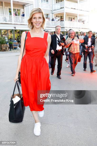 German actress Franziska Weisz during Til Schweiger's opening of his 'Barefoot Hotel' on May 28, 2017 in Timmendorfer Strand, Germany.