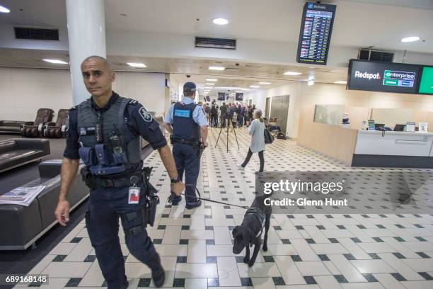 The media waits for the arrival for Schapelle Corby at Brisbane International Airport on May 28, 2017 in Brisbane, Australia. Corby was arrested in...
