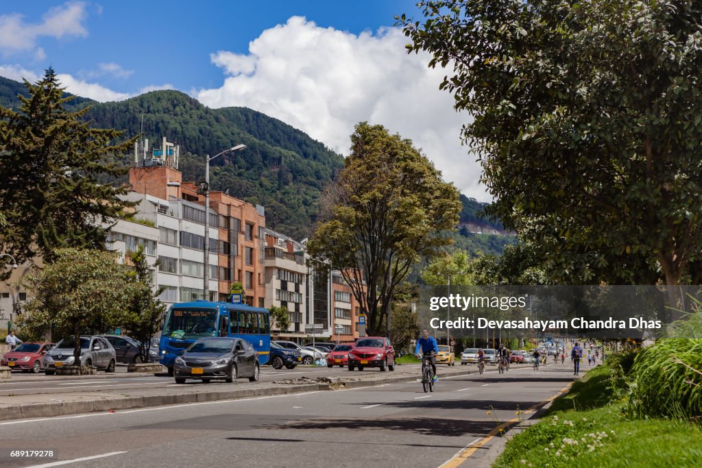 Bogotá, Colombia -  The Weekly, Sunday Morning Ciclovia in Usaqu�én, When People Come Out in Their Thousands to Cycle, Rollerblade or Just Jog in the Andean Capital City