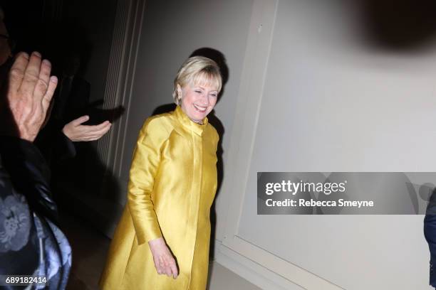 Hillary Rodham Clinton on her way to the stage at the Center Dinner at Cipriani Wall St on April 20, 2017 in New York City.