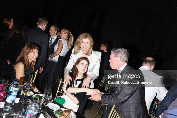 Arianna Huffington and her daughter Isabella Huffington attend the Center Dinner at Cipriani Wall St on April 20, 2017 in New York City.