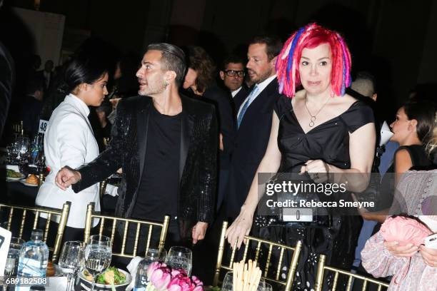 Marc Jacobs and Lana Wachowski attend the Center Dinner at Cipriani Wall St on April 20, 2017 in New York City.