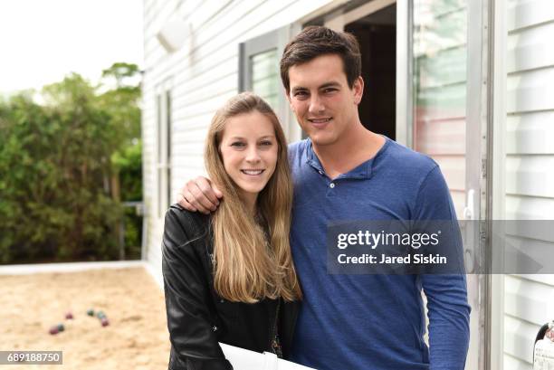 Alexandra Stein and Justin Roth attend AVENUE on the Beach Kicks off Summer 2017 at Calissa on May 27, 2017 in Water Mill, New York.