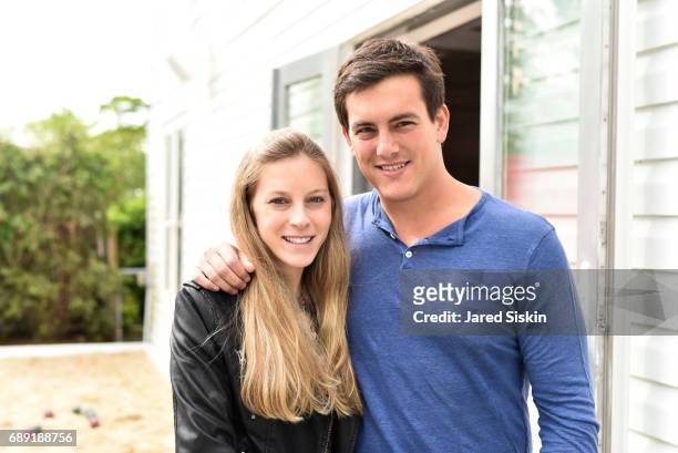 Alexandra Stein and Justin Roth attend AVENUE on the Beach Kicks off Summer 2017 at Calissa on May 27, 2017 in Water Mill, New York.