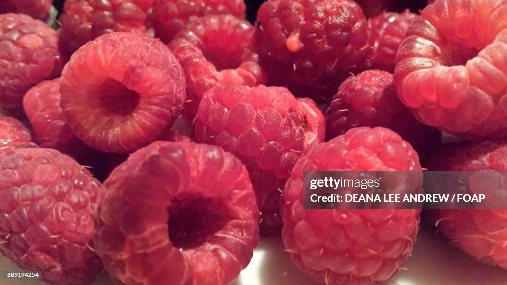 Red raspberries