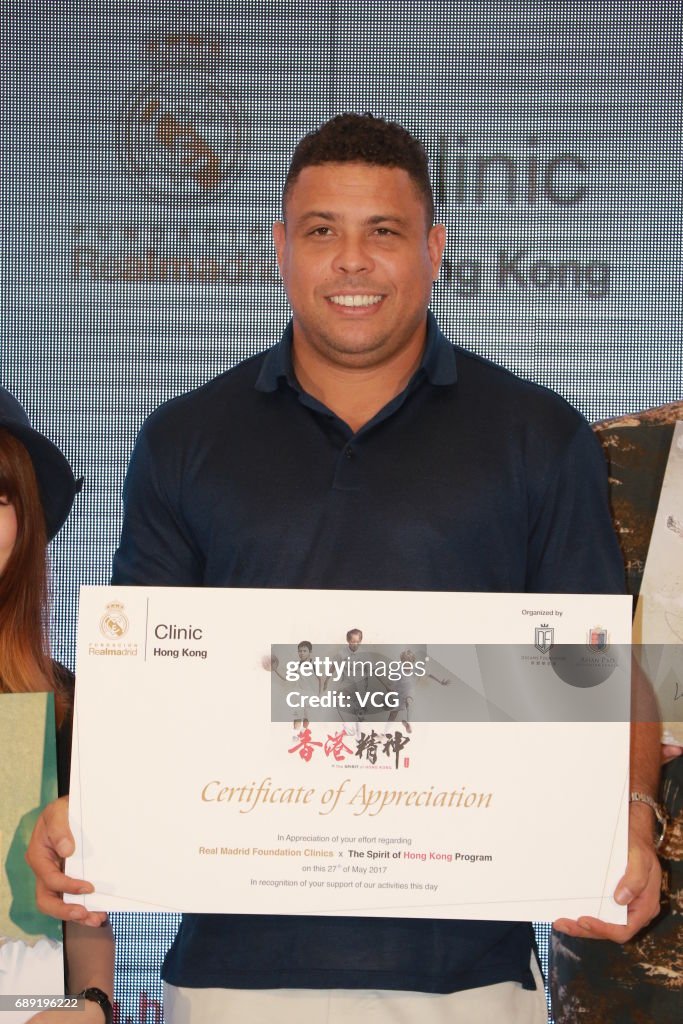 Ronaldo Attends Commercial Event In Hong Kong