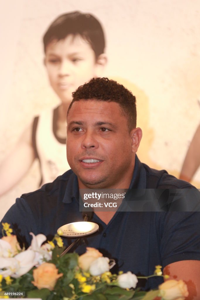 Ronaldo Attends Commercial Event In Hong Kong