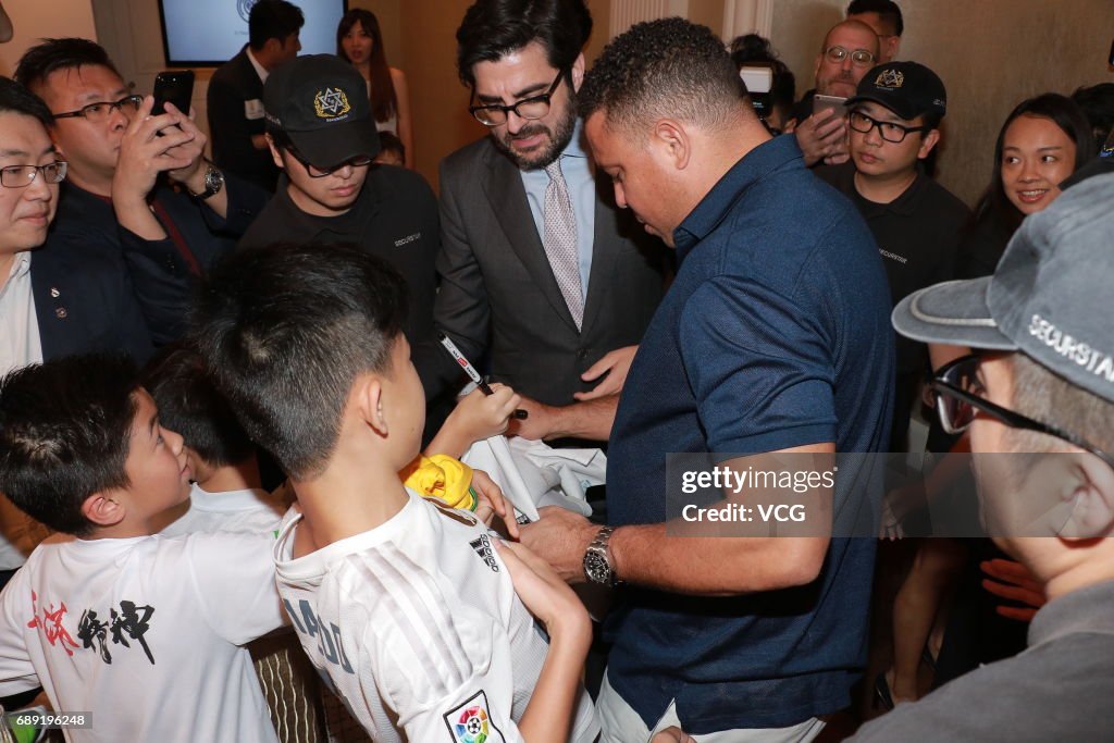 Ronaldo Attends Commercial Event In Hong Kong