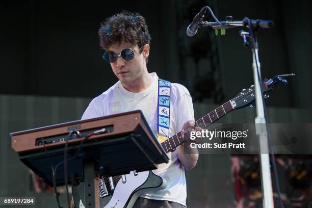 Andrew VanWyngarden of MGMT performs at the Sasquatch! Music Festival at Gorge Amphitheatre on May 27, 2017 in George, Washington.