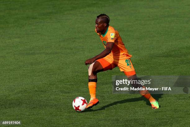 Booyd Musonda of Zambia during the FIFA U-20 World Cup Korea Republic 2017 group C match between Costa Rica and Zambia at Cheonan Baekseok Stadium on...