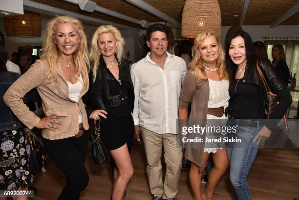 Luciana Pampalone, Margo Manhattan, Bill Carmack, Amelia Doggwiler and Jane Scher attend AVENUE on the Beach Kicks off Summer 2017 at Calissa on May...