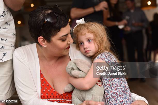 Jessica Hill and her daughter attend AVENUE on the Beach Kicks off Summer 2017 at Calissa on May 27, 2017 in Water Mill, New York.