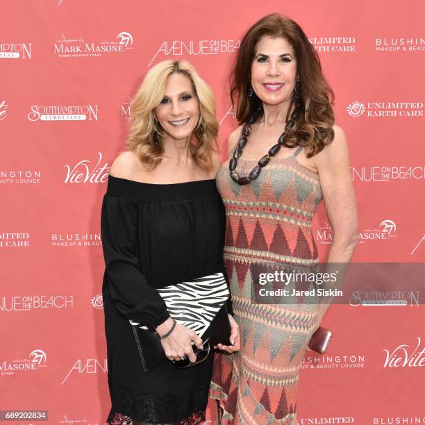 Randi Schatz and Lauren Day Roberts attend AVENUE on the Beach Kicks off Summer 2017 at Calissa on May 27, 2017 in Water Mill, New York.