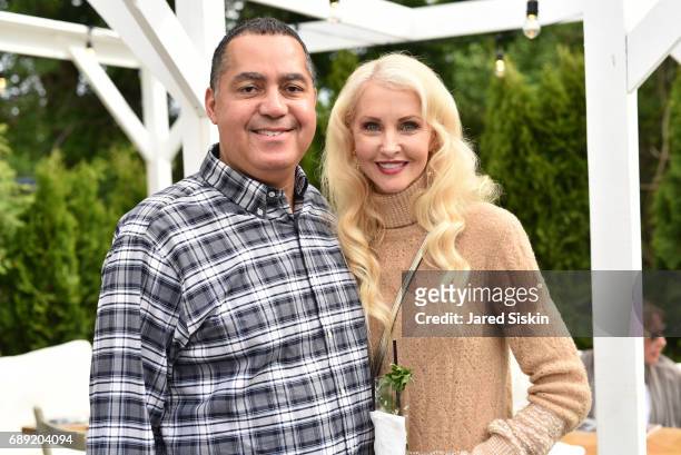 Don Peebles and Katrina Peebles attend AVENUE on the Beach Kicks off Summer 2017 at Calissa on May 27, 2017 in Water Mill, New York.