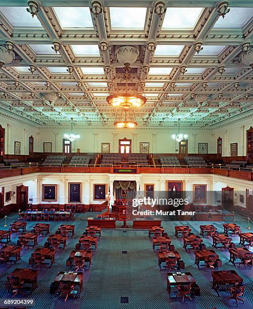 senate chamber, texas state capitol - united states senate stock pictures, royalty-free photos & images